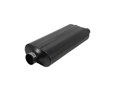 Flowmaster 70 Series Big Block II Center/Dual Out Oval Muffler; 3-Inch Inlet/2.50-Inch Outlet (Universal; Some Adaptation May Be Required)