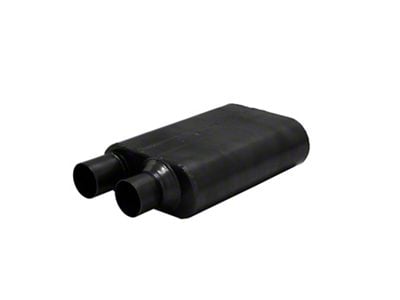 Flowmaster 80 Series Offset/Offset Same-Side-Out Oval Muffler; 2.50-Inch Inlet/2.50-Inch Outlet (Universal; Some Adaptation May Be Required)