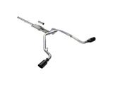 Flowmaster FlowFX Dual Exhaust System with Black Tips; Side Exit (19-26 5.3L Sierra 1500 w/o Factory Dual Exhaust)