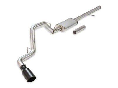 Flowmaster FlowFX Single Exhaust System with Black Tip; Side Exit (14-18 5.3L Sierra 1500)