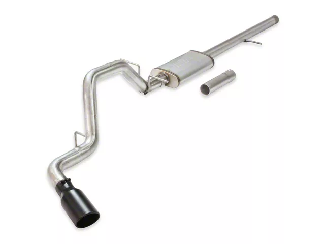 Flowmaster FlowFX Single Exhaust System with Black Tip; Side Exit (14-18 5.3L Sierra 1500)