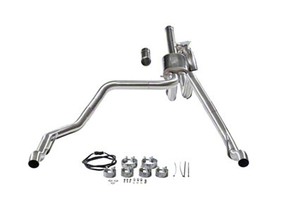 Flowmaster Signature Series Dual Exhaust System; Rear Exit (24-26 6.2L Sierra 1500 w/ Factory Dual Exhaust)