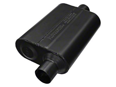 Flowmaster Super 44 Series Offset/Center Oval Muffler; 2.25-Inch Inlet/2.25-Inch Outlet (Universal; Some Adaptation May Be Required)