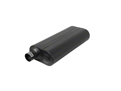 Flowmaster 70 Series Big Block II Offset/Center Oval Muffler; 2.50-Inch Inlet/2.50-Inch Outlet (Universal; Some Adaptation May Be Required)