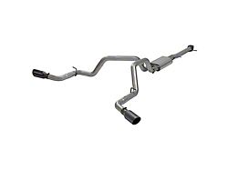 Flowmaster FlowFX Dual Exhaust System with Black Tips; Side Exit (20-25 6.6L Gas Sierra 2500 HD)