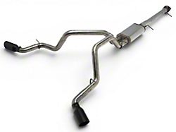 Flowmaster FlowFX Dual Exhaust System with Black Tips; Side Exit (20-26 6.6L Gas Sierra 2500 HD)