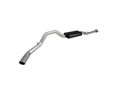Flowmaster Force II Single Exhaust System with Polished Tip; Side Exit (11-19 6.0L Sierra 2500 HD)