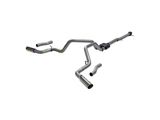 Flowmaster Outlaw Dual Exhaust System with Polished Tips; Side/Rear Exit (20-26 6.6L Gas Sierra 2500 HD)