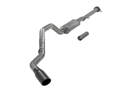 Flowmaster FlowFX Single Exhaust System with Black Tip; Side Exit (11-19 6.0L Sierra 3500 HD)