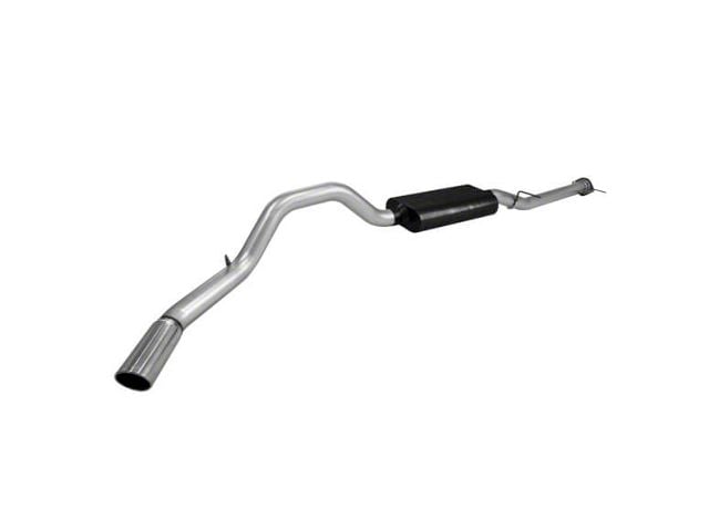 Flowmaster Force II Single Exhaust System with Polished Tip; Side Exit (11-19 6.0L Sierra 3500 HD)