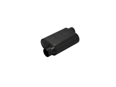 Flowmaster Super 40 Series Offset/Offset Oval Muffler; 3.50-Inch Inlet/3.50-Inch Outlet (Universal; Some Adaptation May Be Required)