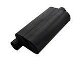 Flowmaster Super 50 Series Offset/Center Oval Muffler; 3-Inch Inlet/3-Inch Outlet (Universal; Some Adaptation May Be Required)