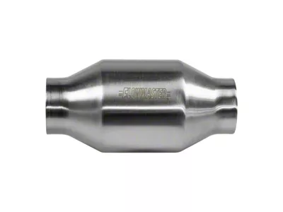 Flowmaster 200 Series Catalytic Converter; 2.25-inch Inlet/2.25-Inch Outlet; 49-State Legal (Universal; Some Adaptation May Be Required)