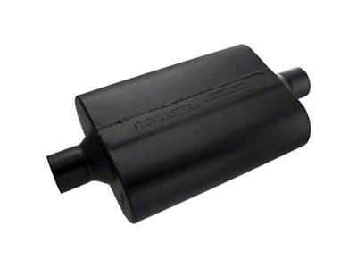 Flowmaster 40 Series Delta Flow Center/Center Oval Muffler; 2.25-Inch Inlet/2.25-Inch Outlet (Universal; Some Adaptation May Be Required)