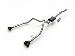 Flowmaster American Thunder Dual Exhaust System with Quad Black Tips; Rear Exit (19-23 5.3L Silverado w/ Factory Dual Exhaust)