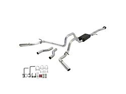Flowmaster American Thunder Dual Exhaust System with Polished Tips; Side/Rear Exit (99-06 5.3L Silverado 1500 Extended Cab w/ 6.50-Foot Standard Box)