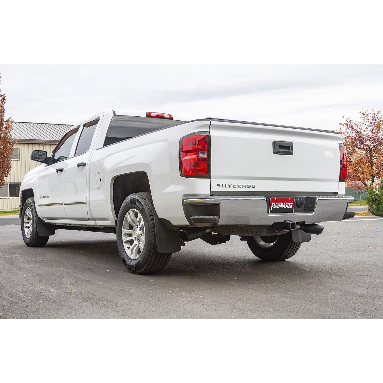Flowmaster Silverado FlowFX Dual Exhaust System w/ Black Tips Side