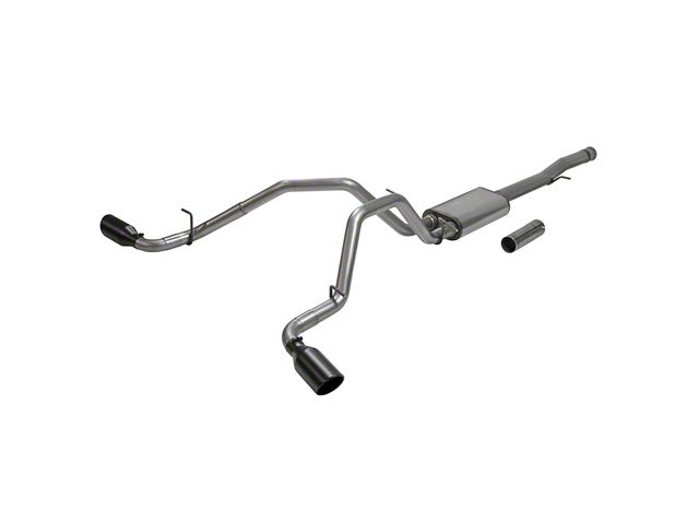 Flowmaster FlowFX Dual Exhaust System with Black Tips; Side Exit (11-18 6.2L Silverado 1500)