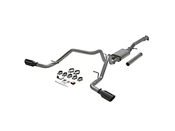 Flowmaster FlowFX Dual Exhaust System with Black Tips; Side Exit (19-24 2.7L Silverado 1500)