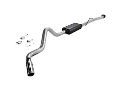 Flowmaster Force II Single Exhaust System with Polished Tip; Side Exit (99-06 5.3L Silverado 1500 Extended Cab w/ 6.50-Foot Standard Box)