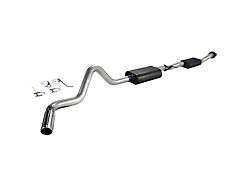 Flowmaster Force II Single Exhaust System with Polished Tip; Side Exit (99-06 5.3L Silverado 1500 Extended Cab w/ 6.50-Foot Standard Box)
