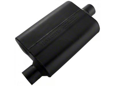 Flowmaster Original 40 Series Offset/Center Oval Muffler; 2.50-Inch Inlet/2.50-Inch Outlet (Universal; Some Adaptation May Be Required)