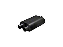 Flowmaster Super 40 Series Center/Dual Out Oval Muffler; 3-Inch Inlet/2.50-Inch Outlet (Universal; Some Adaptation May Be Required)