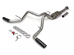 Flowmaster FlowFX Dual Exhaust System with Black Tips; Side Exit (11-19 6.0L Silverado 2500 HD w/ 6.50-Foot Standard Box)