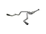 Flowmaster FlowFX Dual Exhaust System with Black Tips; Side Exit (20-26 6.6L Gas Silverado 2500 HD)