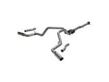 Flowmaster Outlaw Dual Exhaust System with Polished Tips; Side/Rear Exit (20-26 6.6L Gas Silverado 2500 HD)