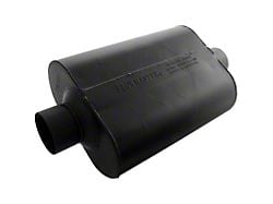 Flowmaster Super 44 Series Center/Center Oval Muffler; 3-Inch Inlet/3-Inch Outlet (Universal; Some Adaptation May Be Required)