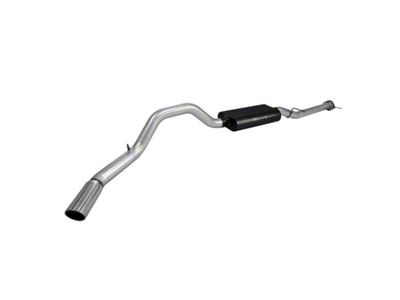 Flowmaster Force II Single Exhaust System with Polished Tip; Side Exit (11-19 6.0L Silverado 3500 HD)