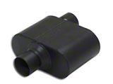 Flowmaster Super 10 Series Offset/Center Oval Muffler; 2.50-Inch Inlet/2.50-Inch Outlet (Universal; Some Adaptation May Be Required)