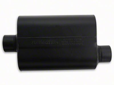 Flowmaster Super 40 Series Center/Offset Oval Muffler; 3-Inch Inlet/3-Inch Outlet (Universal; Some Adaptation May Be Required)