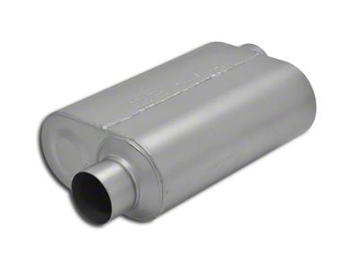 Flowmaster Super 40 Series Offset/Offset Oval Muffler; 3-Inch Inlet/3-Inch Outlet (Universal; Some Adaptation May Be Required)