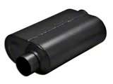 Flowmaster Super 40 Series Offset/Offset Oval Muffler; 3-Inch Inlet/3-Inch Outlet (Universal; Some Adaptation May Be Required)
