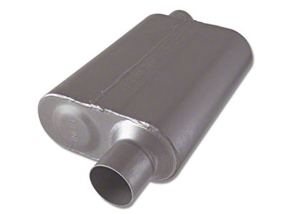 Flowmaster Super 44 Series Offset/Offset Oval Muffler; 2.50-Inch Inlet/2.50-Inch Outlet (Universal; Some Adaptation May Be Required)