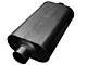 Flowmaster Super 50 Series Center/Center Oval Muffler; 3-Inch Inlet/3-Inch Outlet (Universal; Some Adaptation May Be Required)