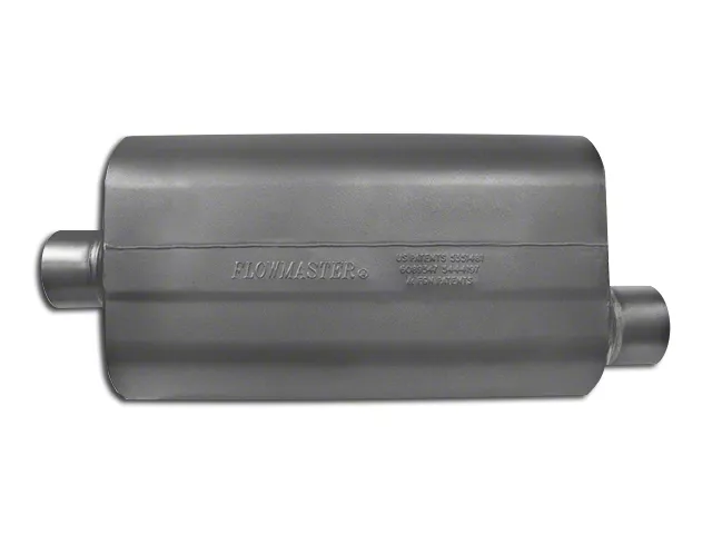 Flowmaster F-150 Super 50 Series Center/Offset Oval Muffler; 3