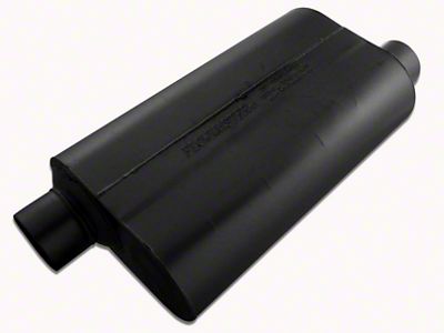 Flowmaster Super 50 Series Offset/Offset Oval Muffler; 3-Inch Inlet/3-Inch Outlet (Universal; Some Adaptation May Be Required)