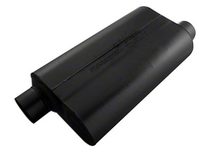 Flowmaster Super 50 Series Offset/Offset Oval Muffler; 3-Inch Inlet/3-Inch Outlet (Universal; Some Adaptation May Be Required)