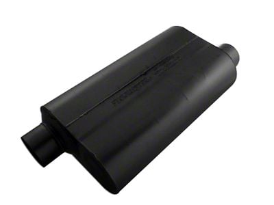 Flowmaster Super 50 Series Offset/Offset Oval Muffler; 3-Inch Inlet/3-Inch Outlet (Universal; Some Adaptation May Be Required)
