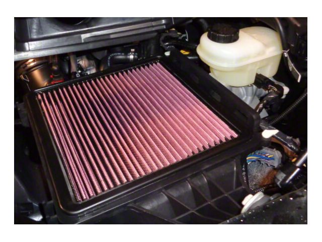 Flowmaster Delta Force Drop-In Replacement Air Filter (11-16 6.2L F-250 Super Duty)