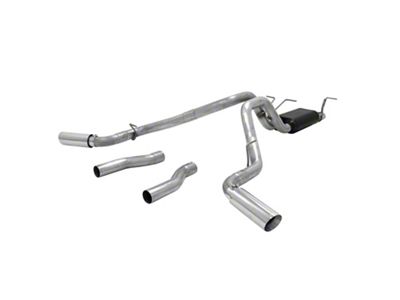 Flowmaster Force II Dual Exhaust System; Side/Rear Exit (14-16 6.2L F-250 Super Duty)