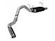 Flowmaster Force II Single Exhaust System with Polished Tip; Side Exit (2011 6.2L F-250 Super Duty)