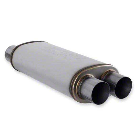 Flowmaster Tahoe Super 50 Series Center/Offset Oval Muffler; 3