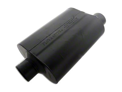 Flowmaster Super 40 Series Center/Offset Oval Muffler; 3-Inch Inlet/3-Inch Outlet (Universal; Some Adaptation May Be Required)