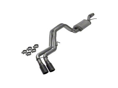 Flowmaster FlowFX Dual Exhaust System with Black Tips; Same Side Exit (15-20 5.3L Yukon)