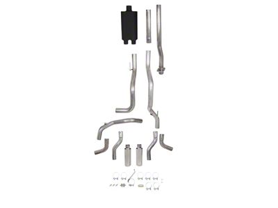 Flowtech Dual Exhaust System with Polished Tips; Side/Rear Exit (09-10 5.4L F-150)