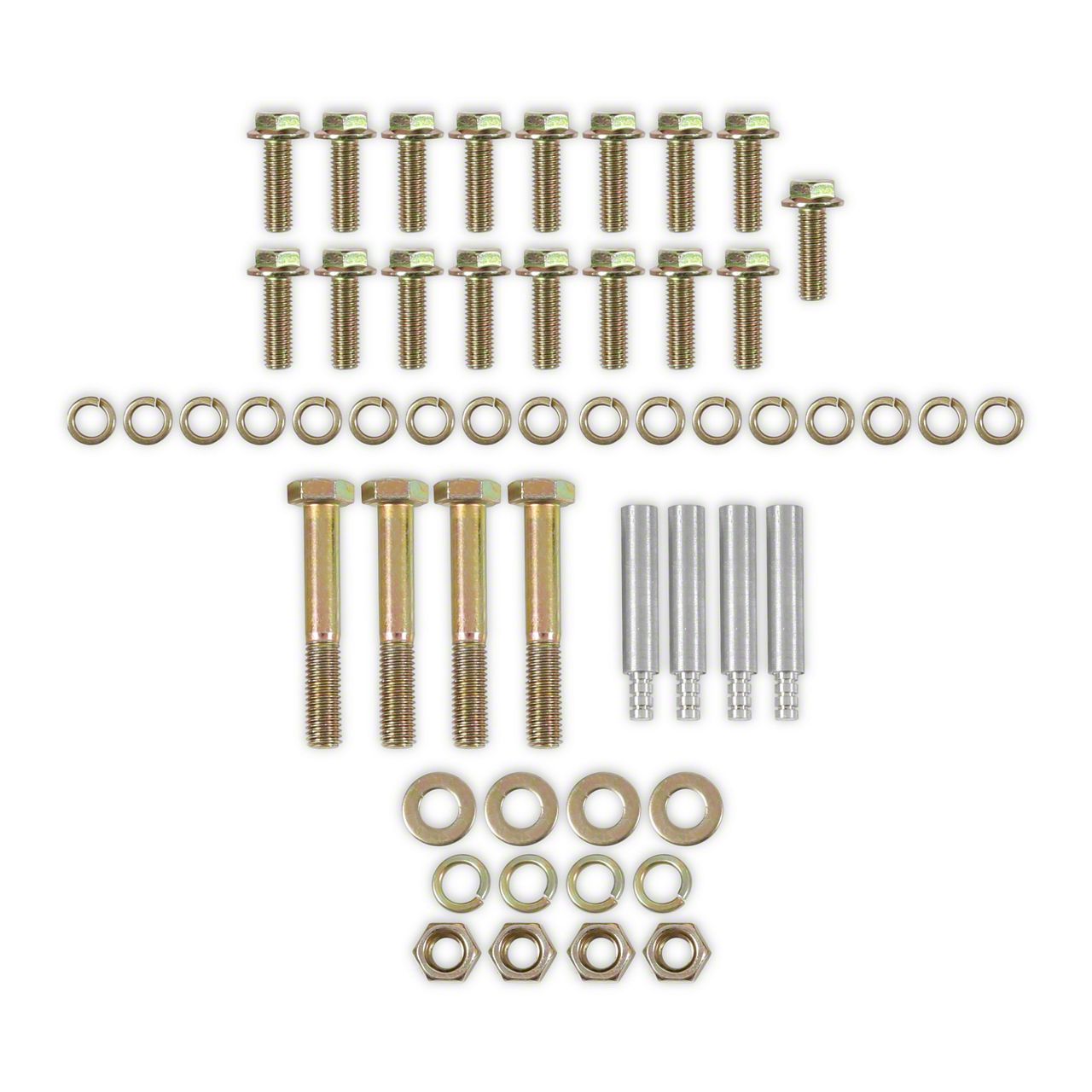 Flowtech RAM 1500 1-3/4-Inch Shorty Headers; Black Painted